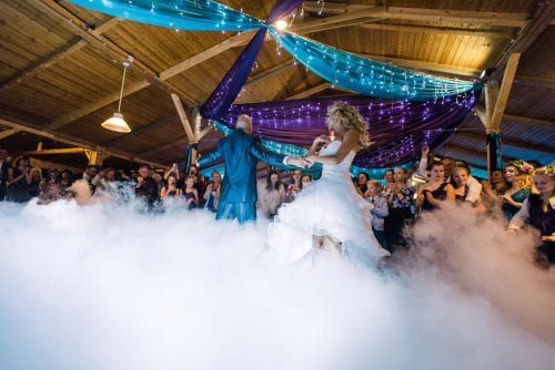 Szárazjég esküvőre - tánc a felhőkön