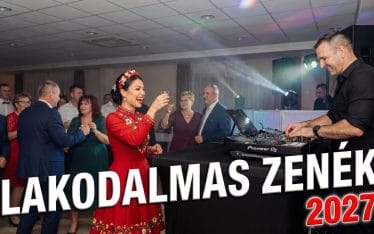 Lakodalmas zenék 2027: régi, mulatós és modern slágerek, amikre mindenki táncol 28 Rendezvény DJ szórakoztató zenei élmény, táncoló vendégek.